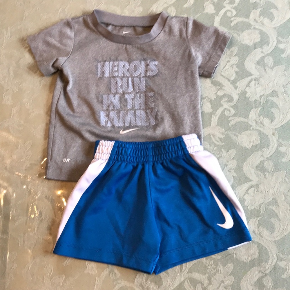 Nike DriFit T-Shirt and Shorts Set
